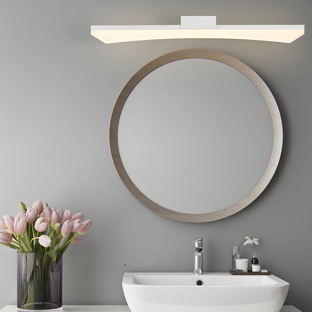 Modern Linear LED Vanity Light Bar for Bathroom - Matte Black/White