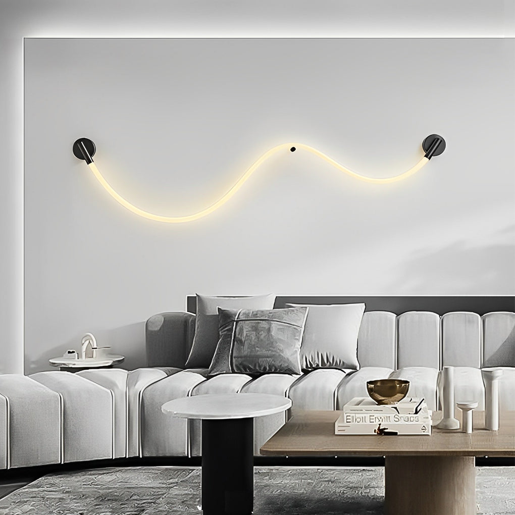 Flexible Minimalist Ropes LED Atmosphere Modern Decorative Sconces Lighting - Dazuma