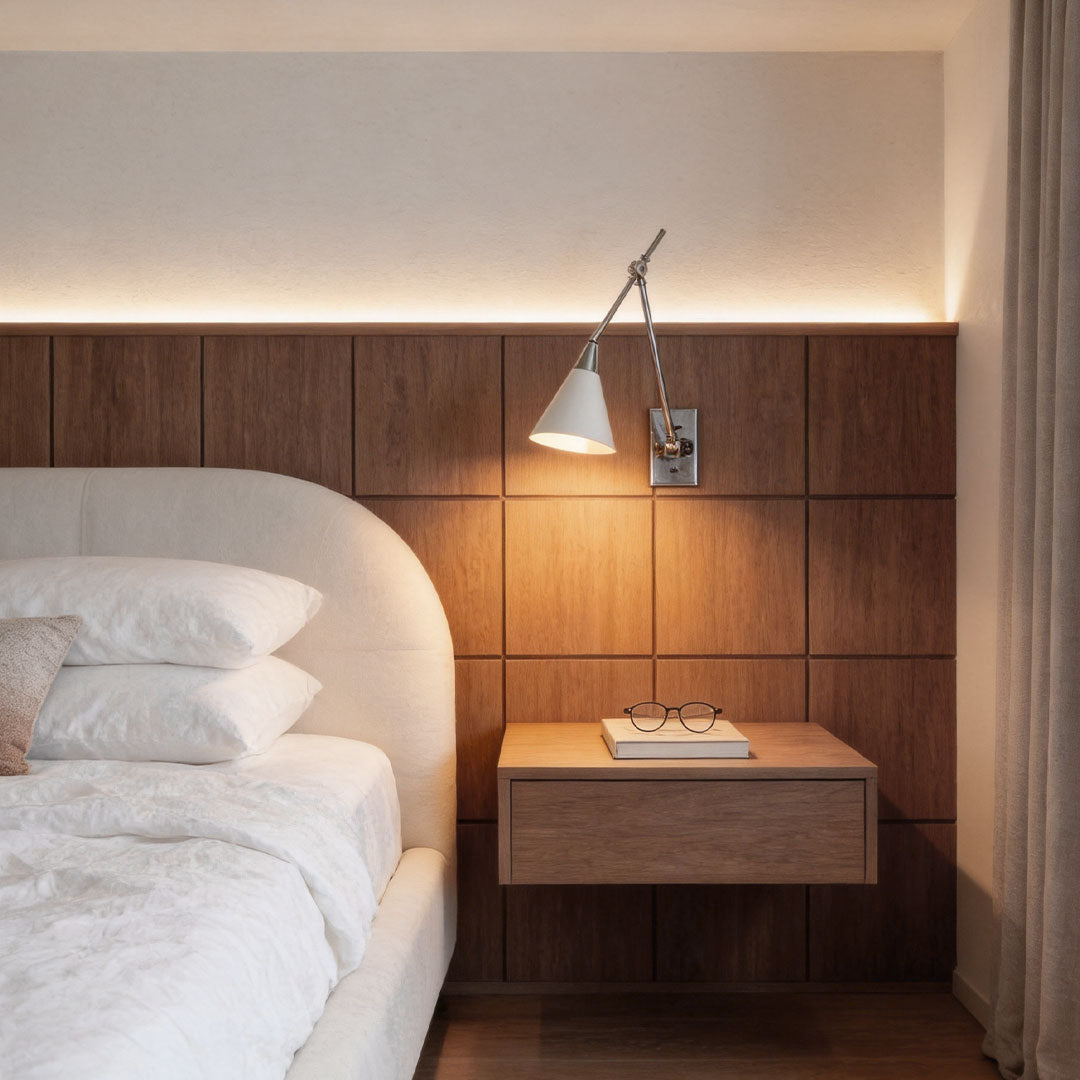 Swing Arm Sconces American-Style Rotatable Wall Light