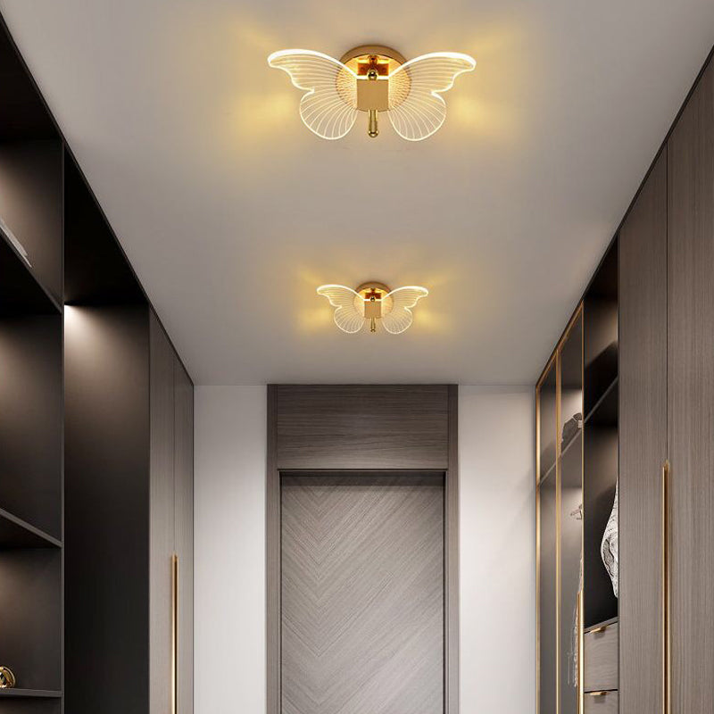 Butterflies Luxury Creative Three Step Dimming Modern LED Wall Lights Fixture - Dazuma