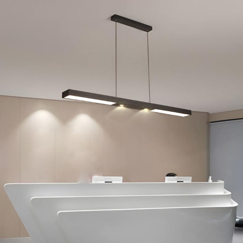 Long Linear LED Black Modern Ceiling Lights Spot Light  Flush Mount Ceiling Lighting