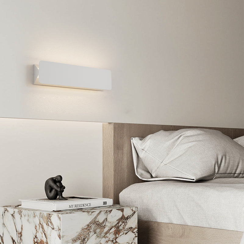 Rectangular Metal Creative LED White Modern Wall Light Fixture Wall Lamp