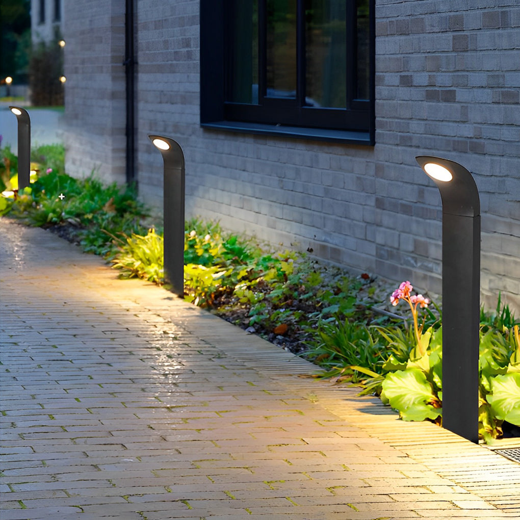 Curved Head COB LED Pathway Lights