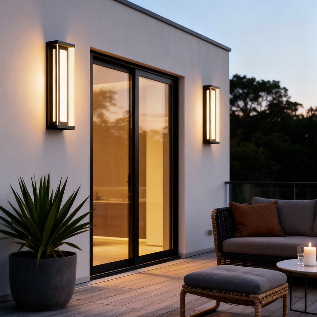 Modern Minimalist Outdoor Waterproof Linear Wall Light