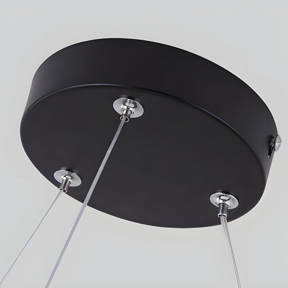 4 Pcs Modern Seamless Y - Shaped Linear LED Office Pendant Lights