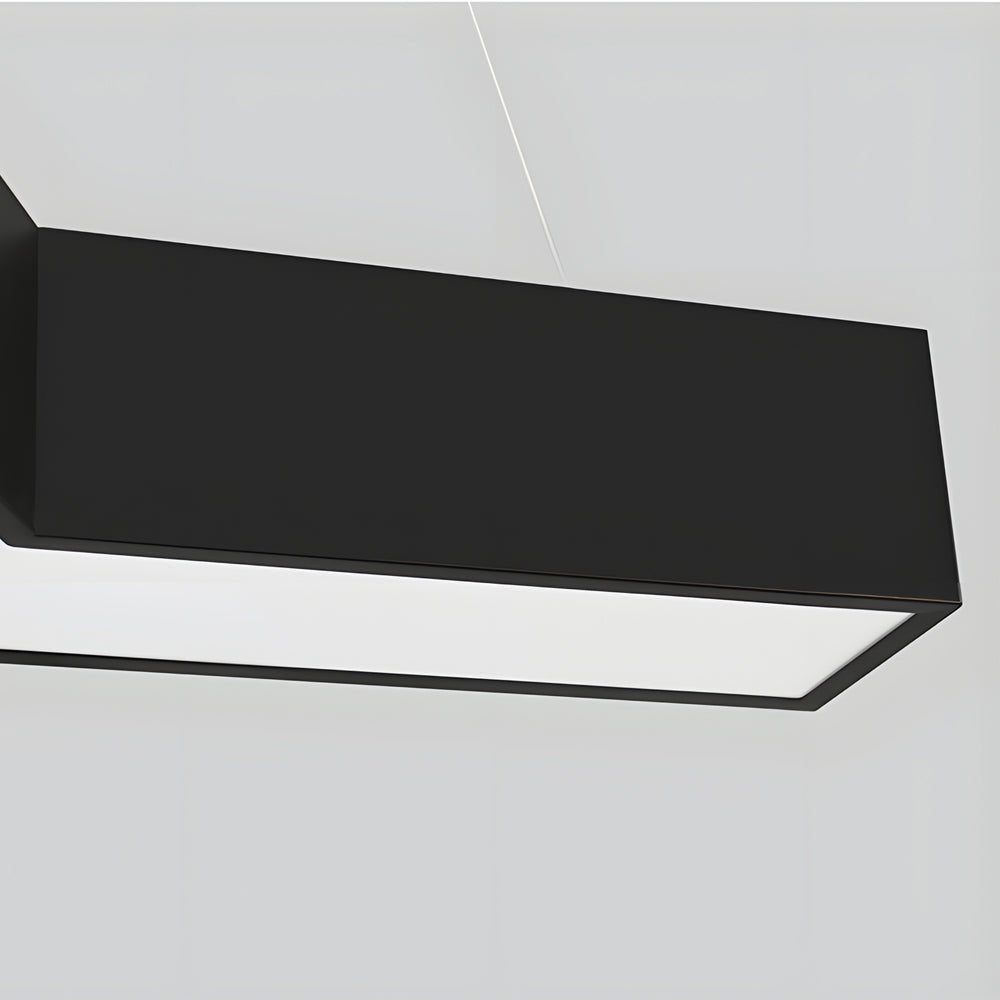 4 Pcs Modern Seamless Y - Shaped Linear LED Office Pendant Lights