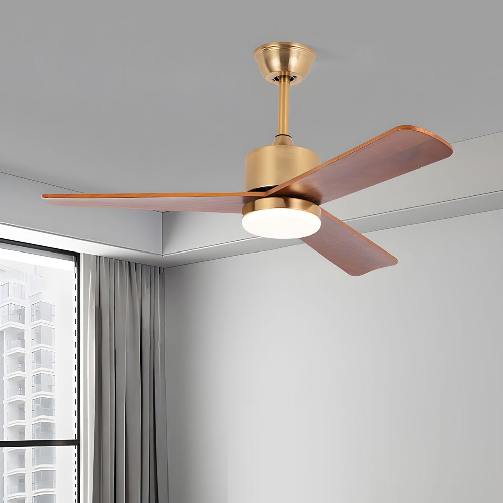 42"/52" LED 3 - Blades Wood Ceiling Fan Light with Remote