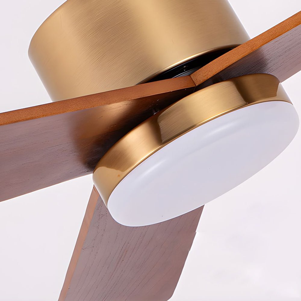 42"/52" LED 3 - Blades Wood Ceiling Fan Light with Remote
