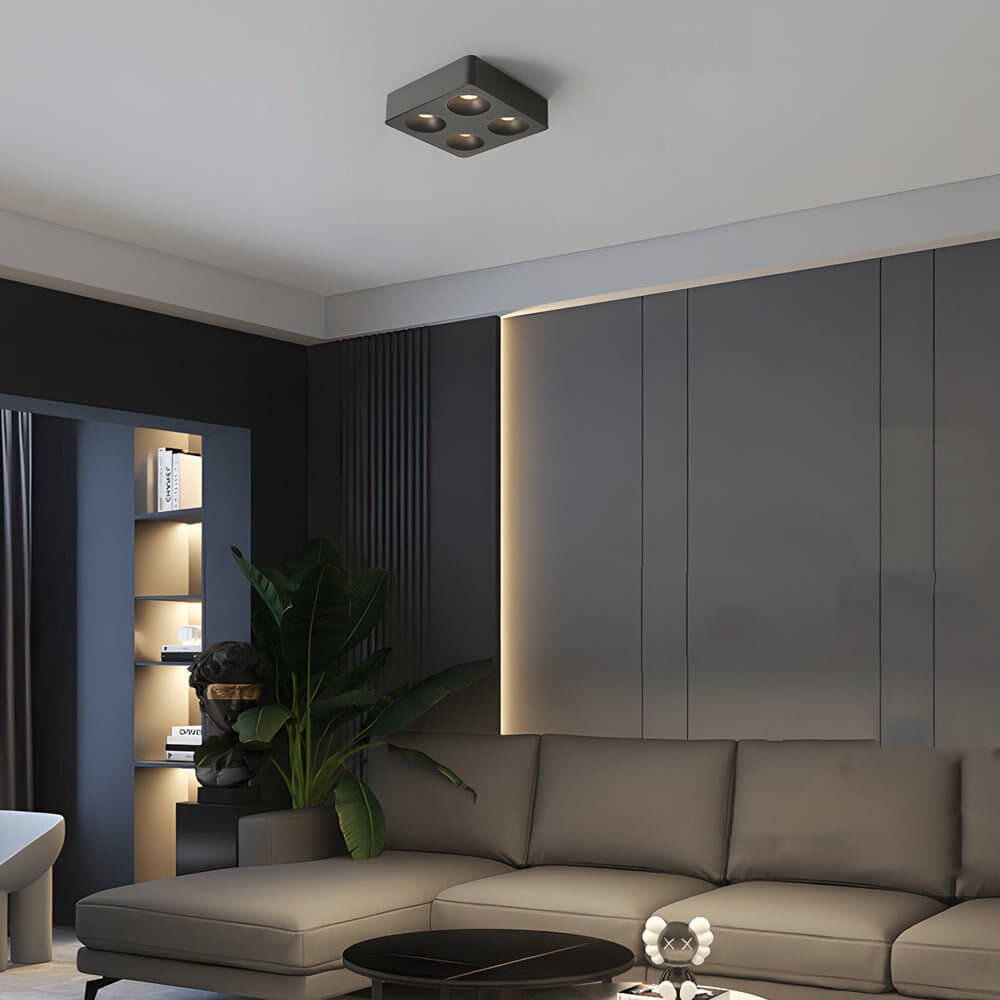 4.3 - Inch H Square 7W COB LED FLush Mount Spotlight