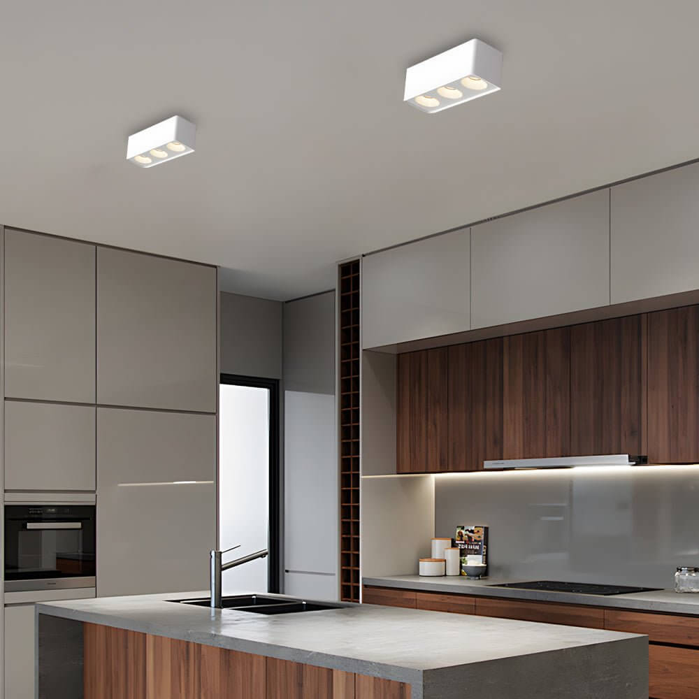 4.3 - Inch H Square 7W COB LED FLush Mount Spotlight