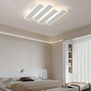 4/6 - Lights White Metal Line Dimmable LED Ceiling Light