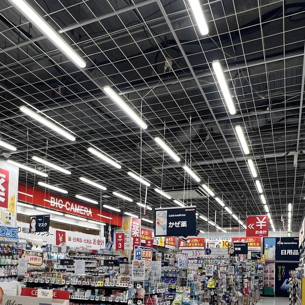 47 inch LED Linear Tri - proof Light IP65 White Vapor Tight Flush Mount Ceiling Light, 3000K/5000K