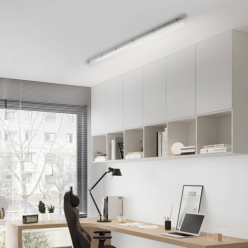 47 - inch LED White Vapor - Tight Fixture Flush Mount Ceiling Light, 3000K/5000K/6500K