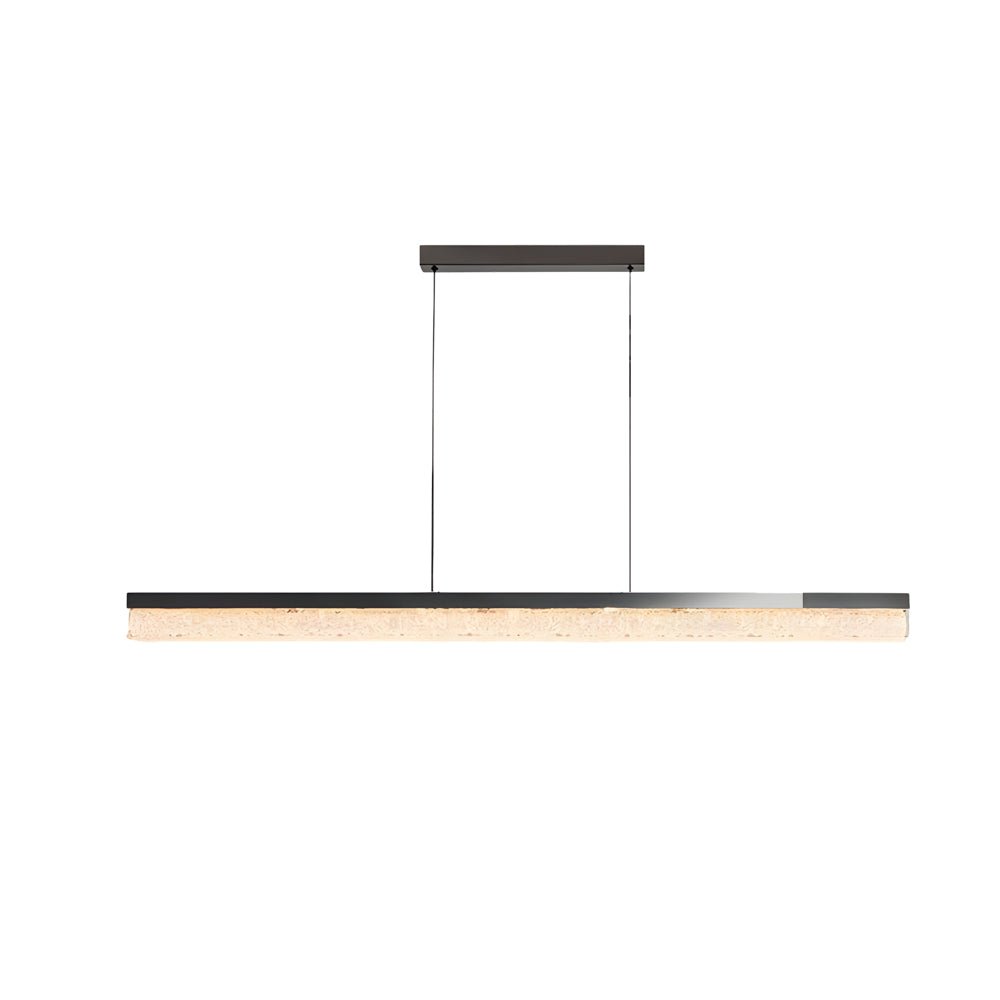 47.24'' 1 - Light Linear LED Dimmable Kitchen Island Pendant - Black/Bronze