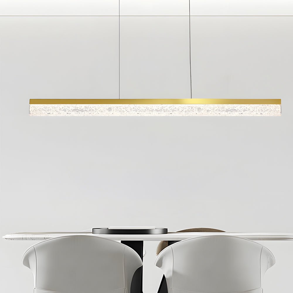 47.24'' 1 - Light Linear LED Dimmable Kitchen Island Pendant - Black/Bronze