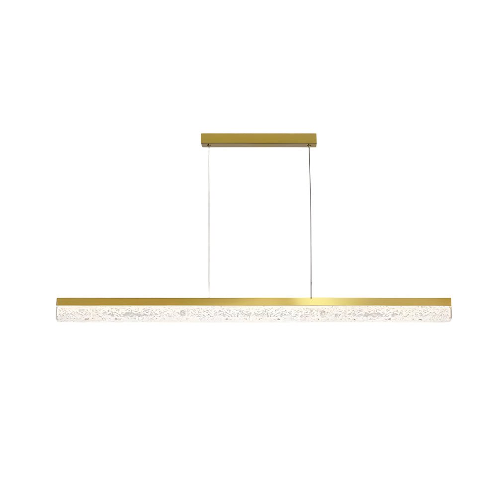 47.24'' 1 - Light Linear LED Dimmable Kitchen Island Pendant - Black/Bronze