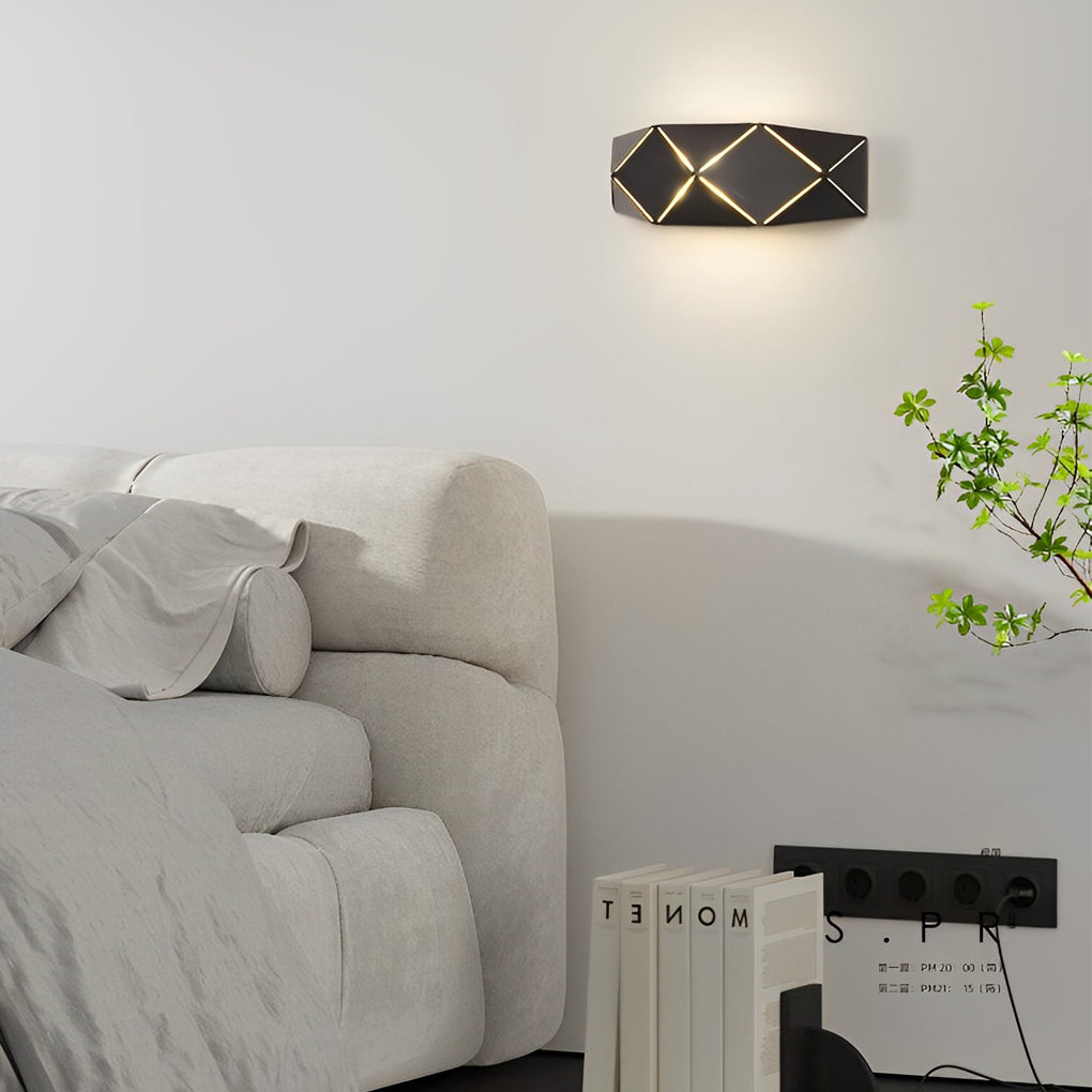 Minimalist Creative Geometric Iron Acrylic Modern Wall Lights Wall Lamp