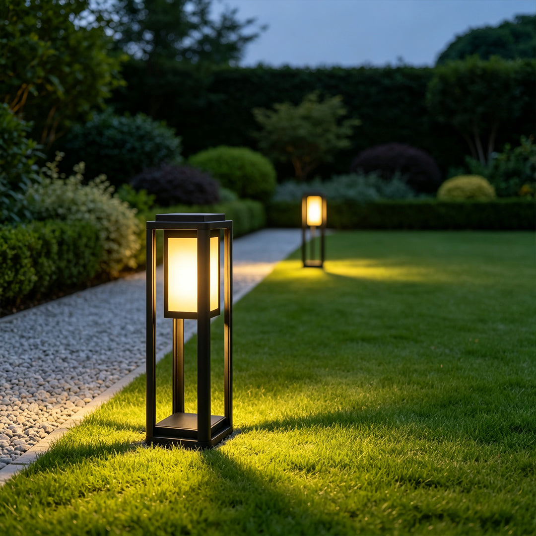 LED Garden Bollard Lights Modern Outdoor Landscape Light