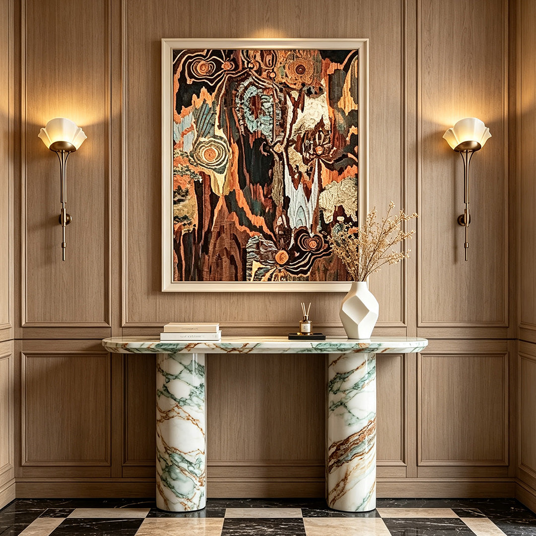 Floral Wall Light Modern Luxury Long-Arm Artistic Light