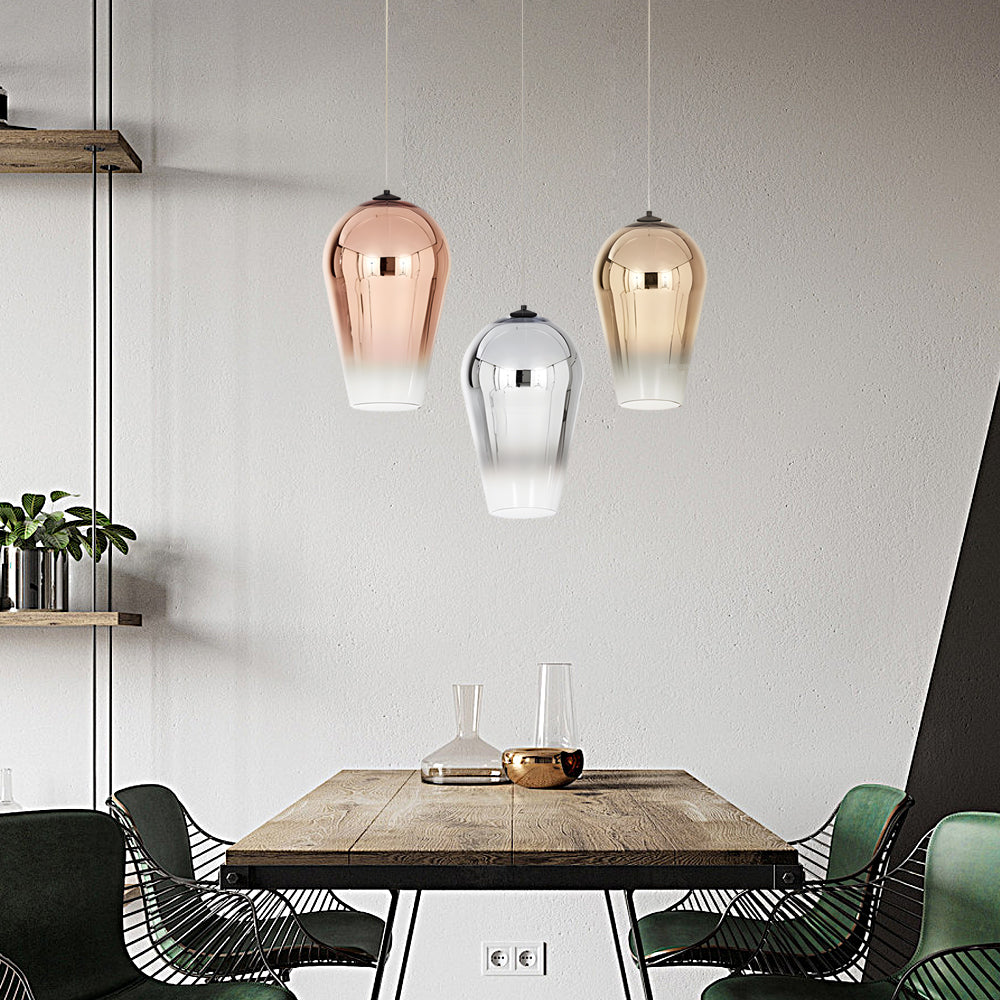 Personalized Art Glass Gradient Shade Nordic Post-Modern Pendant Lights - Dazuma