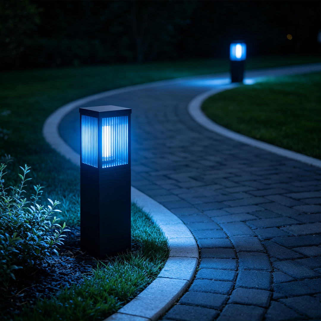 Modern Garden Bollard Lights Outdoor Mosquito Killer Light