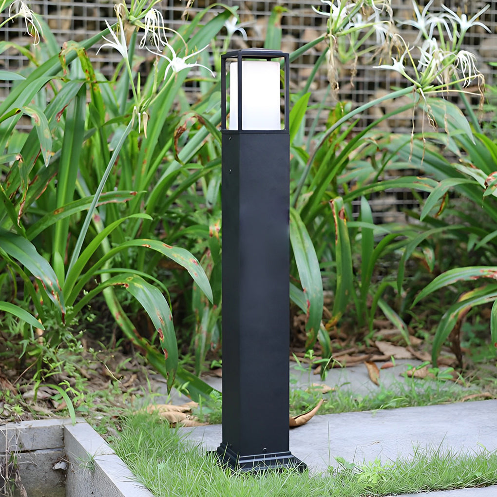 Aluminum Waterproof Black Modern Outdoor Pathway Lights - Dazuma