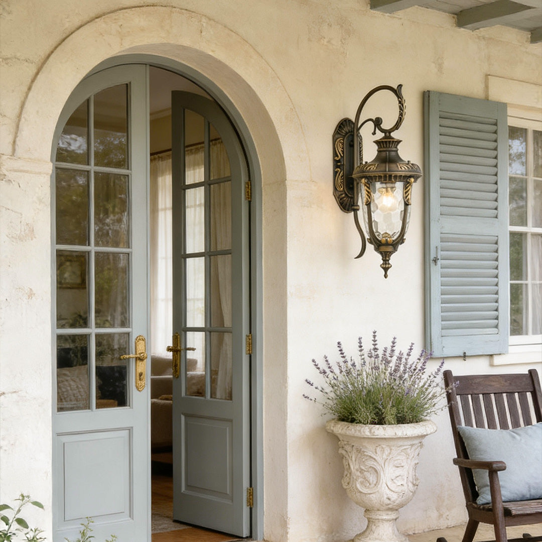Outdoor Light Fixtures Wall Mounted European-Style Vintage Light