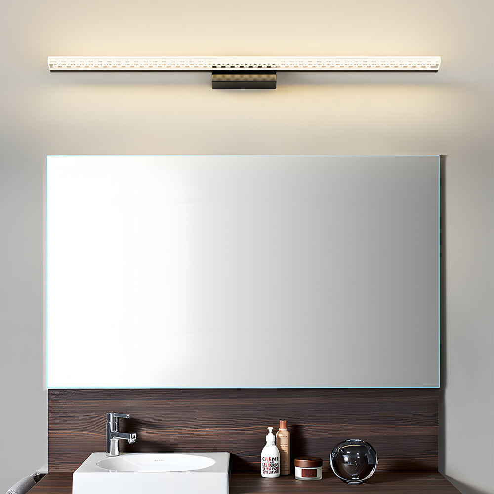 Simple Long Strip Acrylic 3 Step Dimming LED Modern Vanity Light Wall Lamp - Dazuma