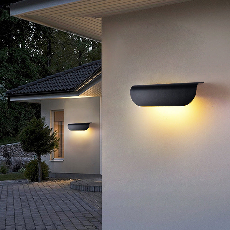 Minimalist LED Waterproof Exterior Wall Light for Garden Balcony Stair Aisle - Dazuma