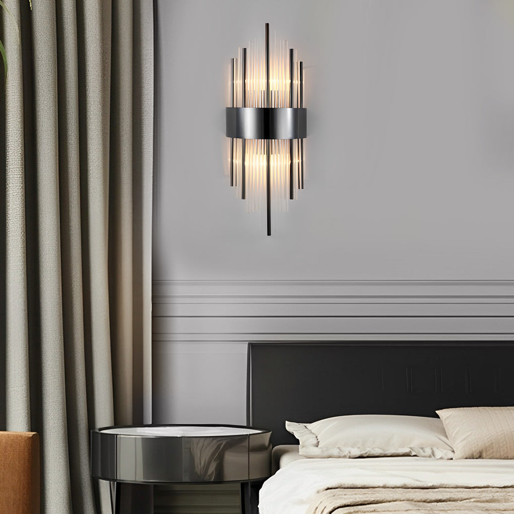 Simple Luxury Three Step Dimming LED Post-Modern Crystal Wall Lights Fixture