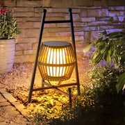 Portable Dimmable LED Black Modern Intelligent Solar Outdoor Lanterns - Dazuma
