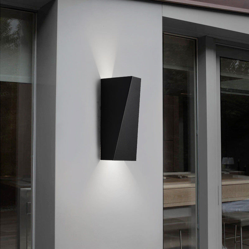 Creative Geometric LED up and down Lighting Modern Wall Light Fixture