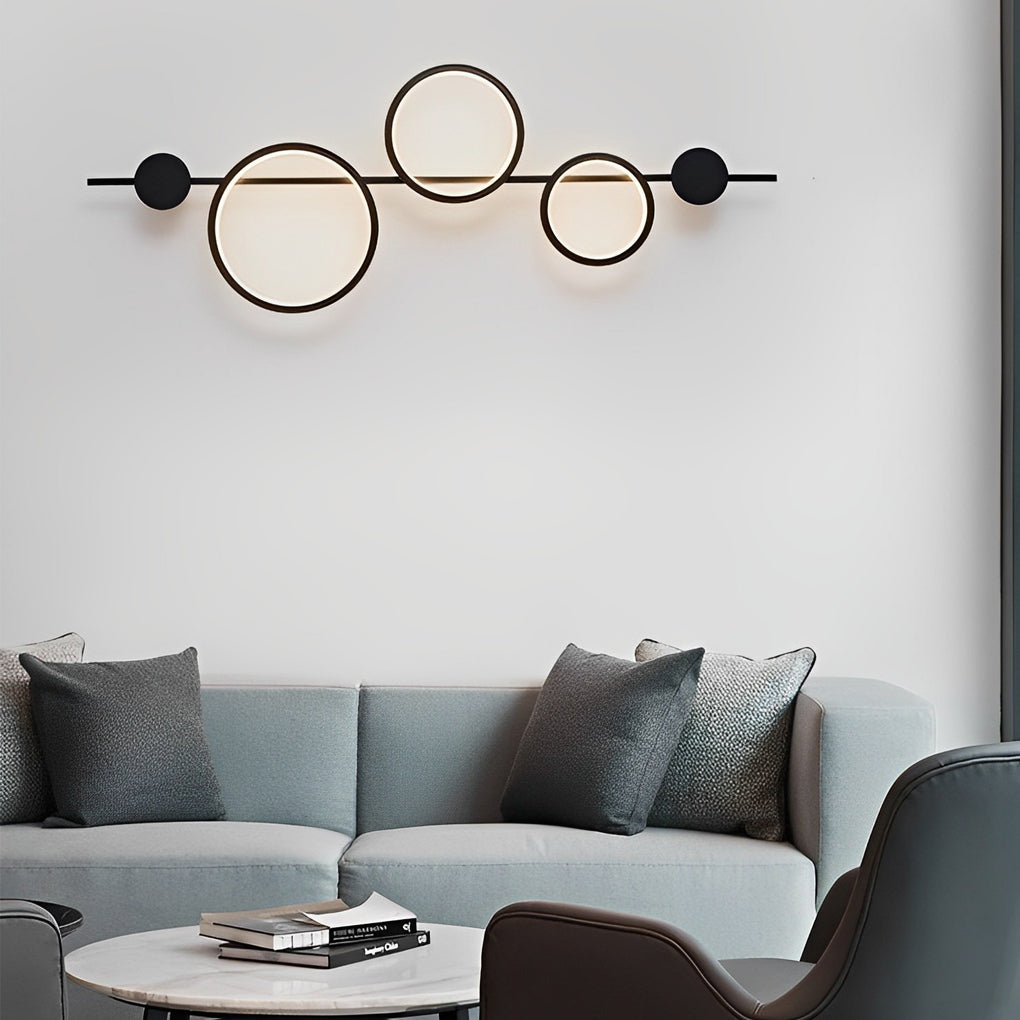 Circles Strips Creative LED Modern Decorative Wall Sconces Lighting - Dazuma