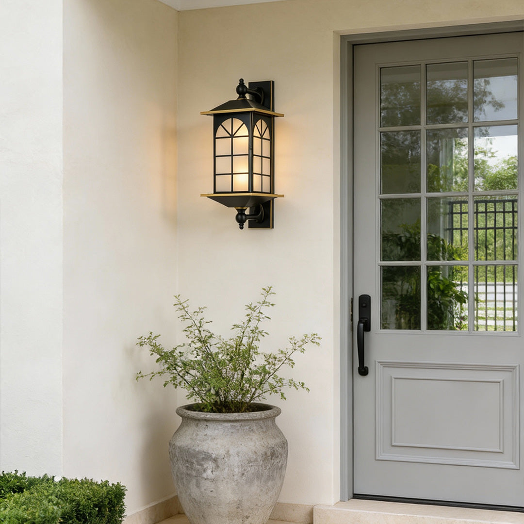 Outdoor Lantern Wall Light European Waterproof Garden Light
