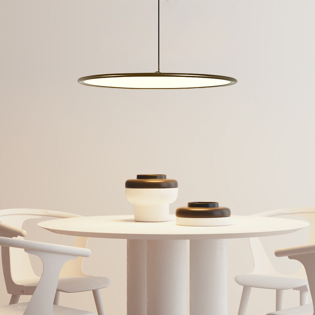 Minimalist Modern Circle Linear Industrial Pendant Lighting - Dazuma