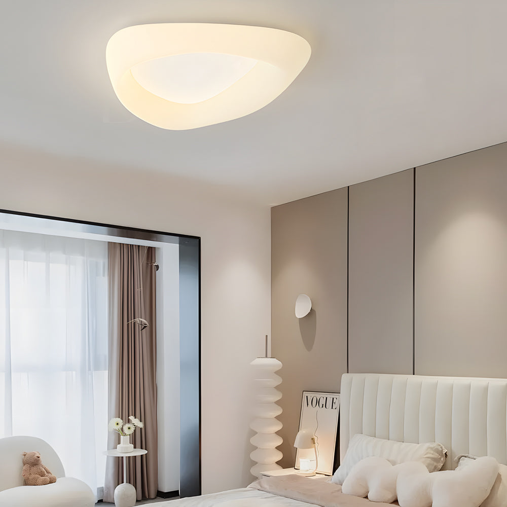 Creative Cobblestone LED Three Step Dimming Modern Ceiling Lights Fixture