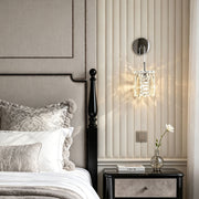 Wall Mount Pendant Light Modern Luxury Crystal Bedside Light