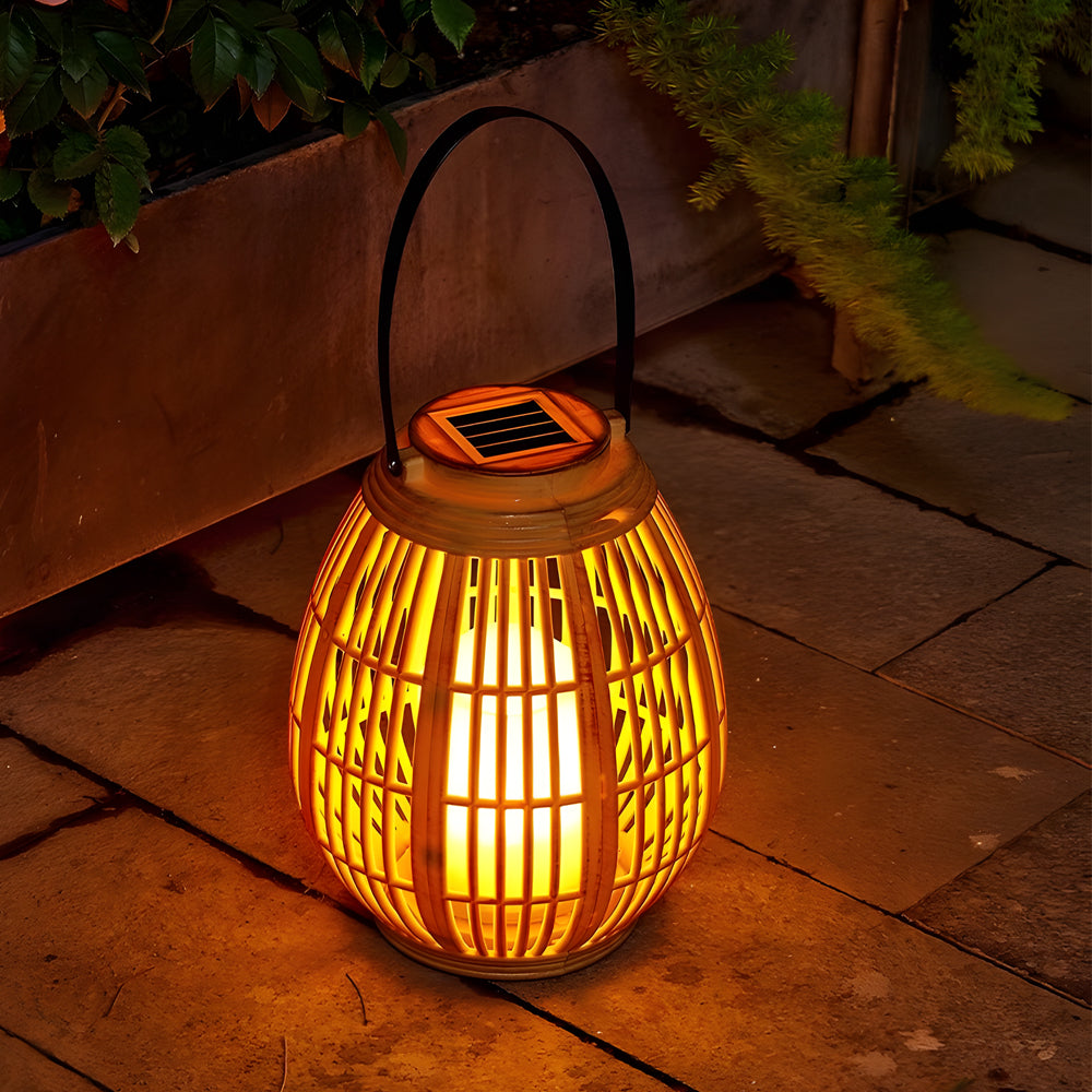 1 Pack Portable Waterproof Candle Light Outdoor Solar Lanterns - Dazuma