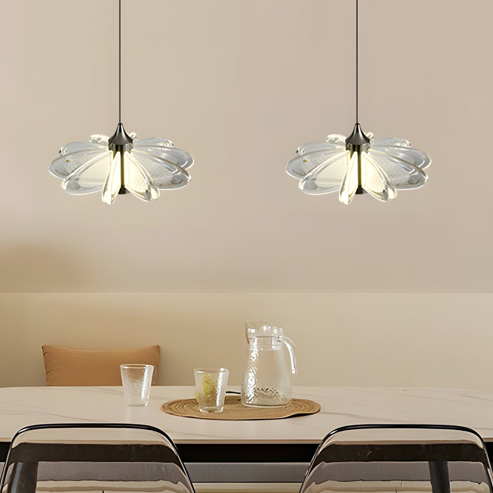 Acrylic Flower Creative Personalized Light Luxury Modern Pendant Lights