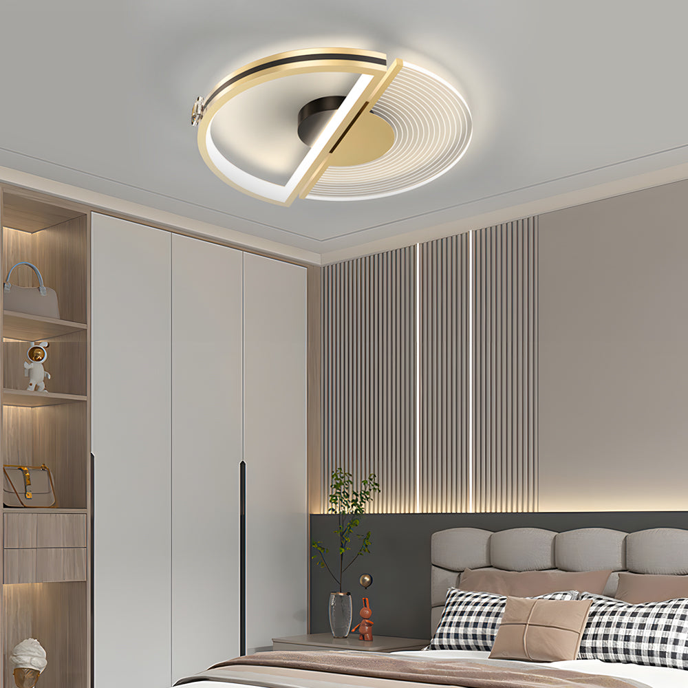 Personalized Round LED Three Step Dimming Modern Ceiling Lights Fixture
