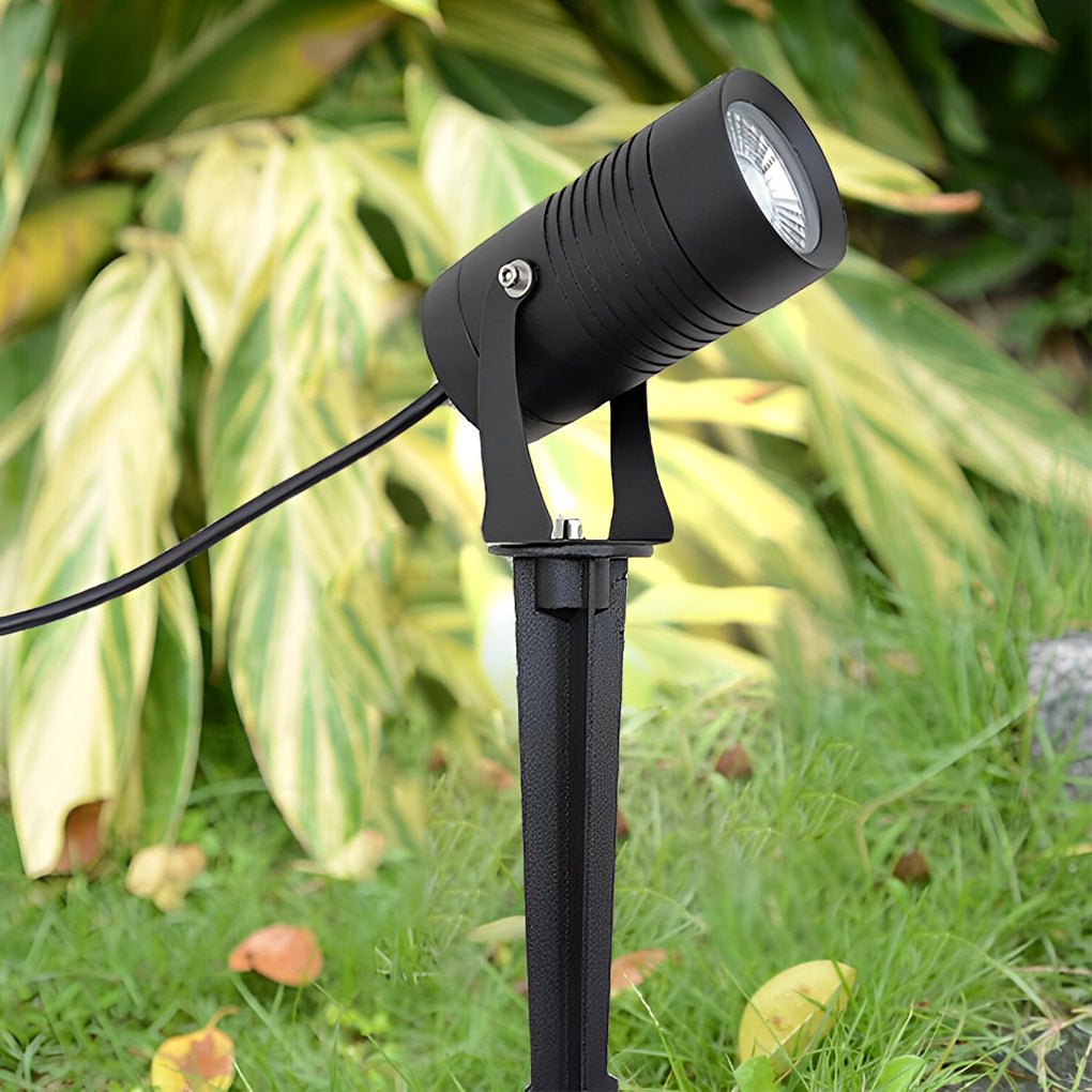 Waterproof LED 10W Black Adjustable Modern Tree Spotlight Outdoor Light - Dazuma