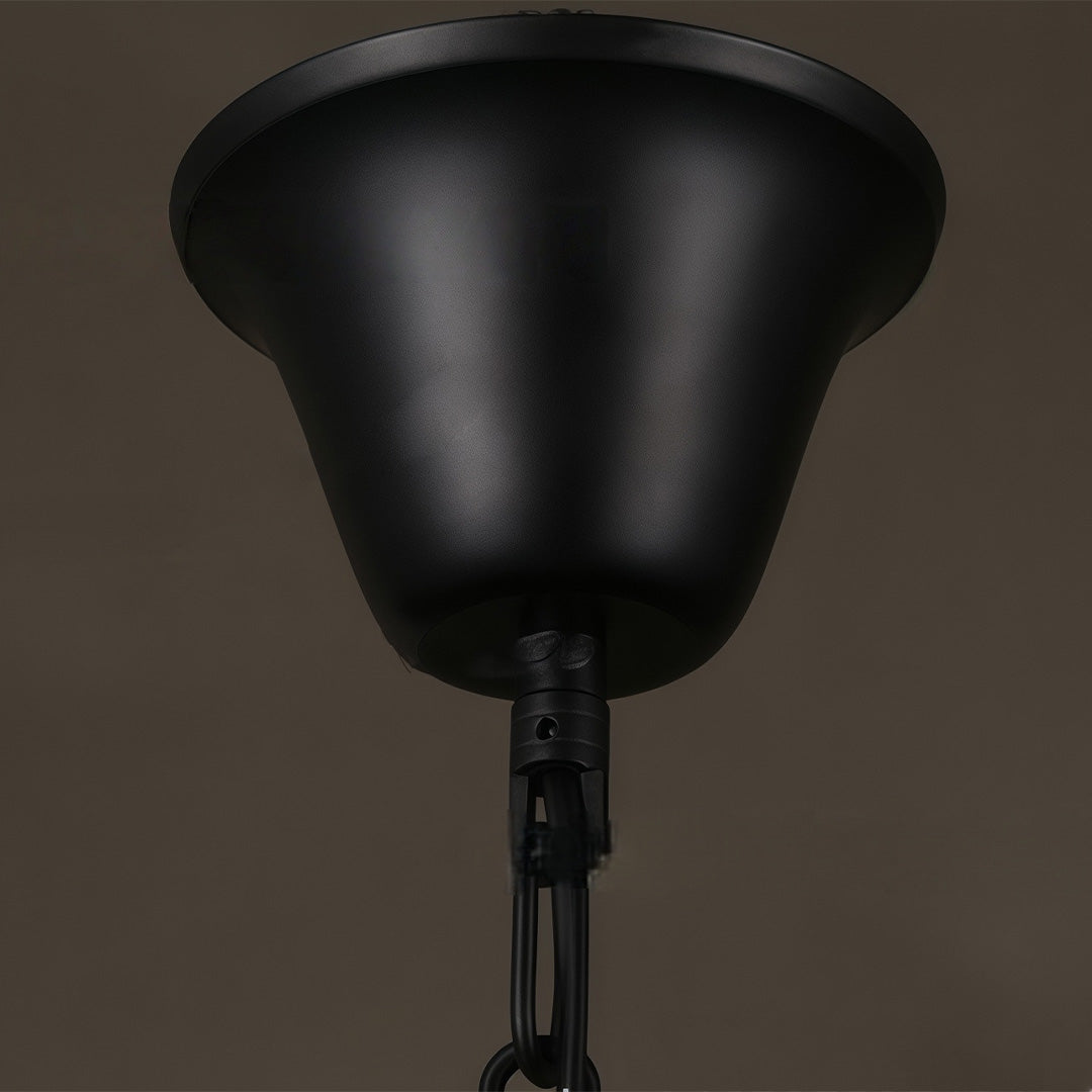 Clear Glass Pendant Lighting Retro Industrial Ceiling Light