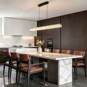 Linear Suspension Pendant Lighting Italian Adjustable Ceiling Light