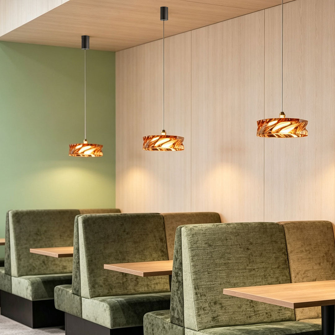 Amber Pendant Light Italian Luxury Atmosphere Ceiling Light
