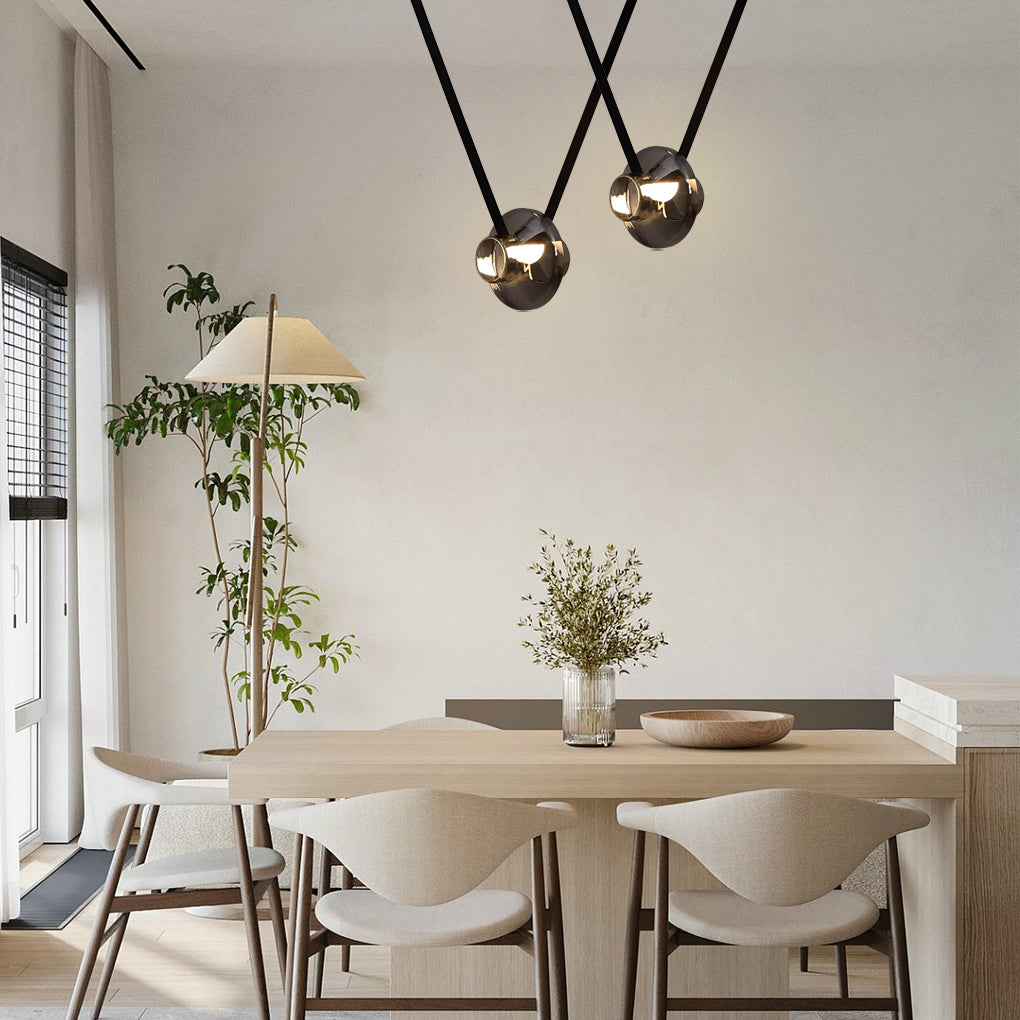 Creative Glass Jar LED Simplicity Decor Modern Chandelier Hanging Lamp