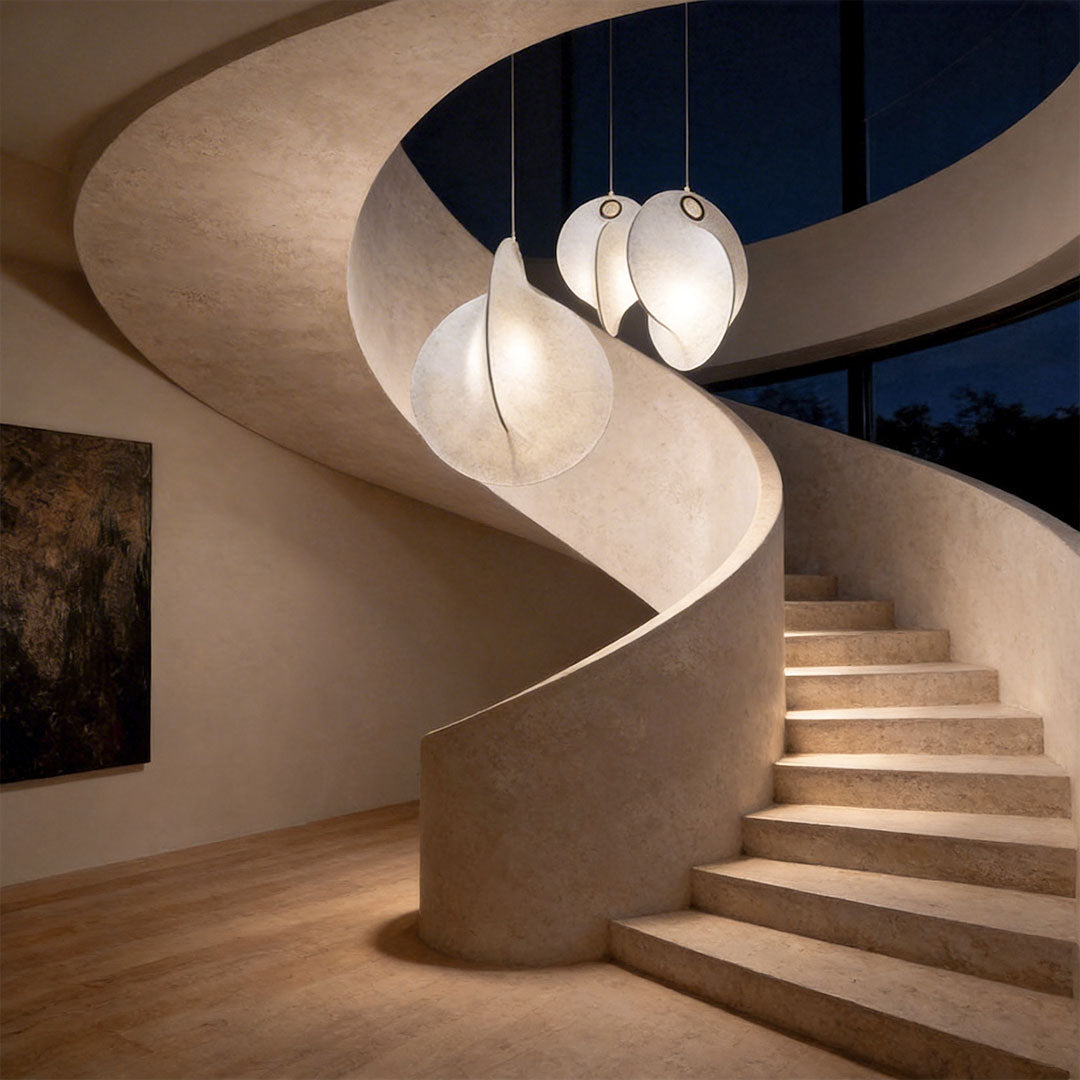 Unique Light Pendants Modern Minimalist Creative Silk Ceiling Light