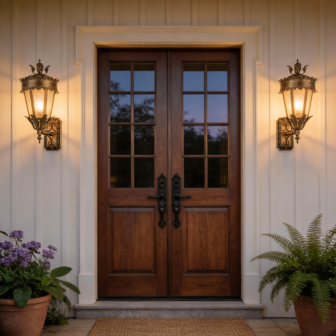 Outdoor Lighting Wall Lantern European-Style Vintage Garden Light