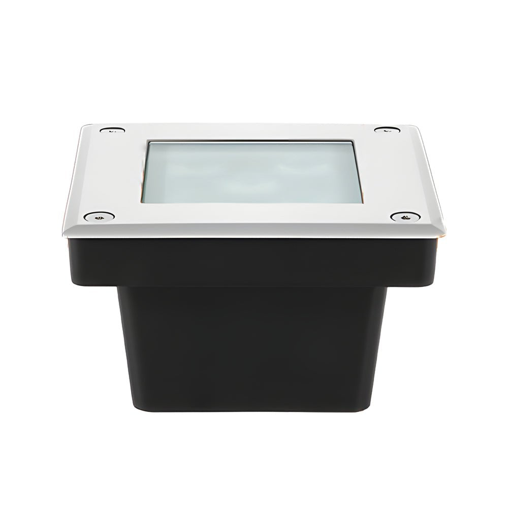 5 - Light LED Modern Square In - Ground Well Lights Step Deck Lighting with Light Sensor for Pathways