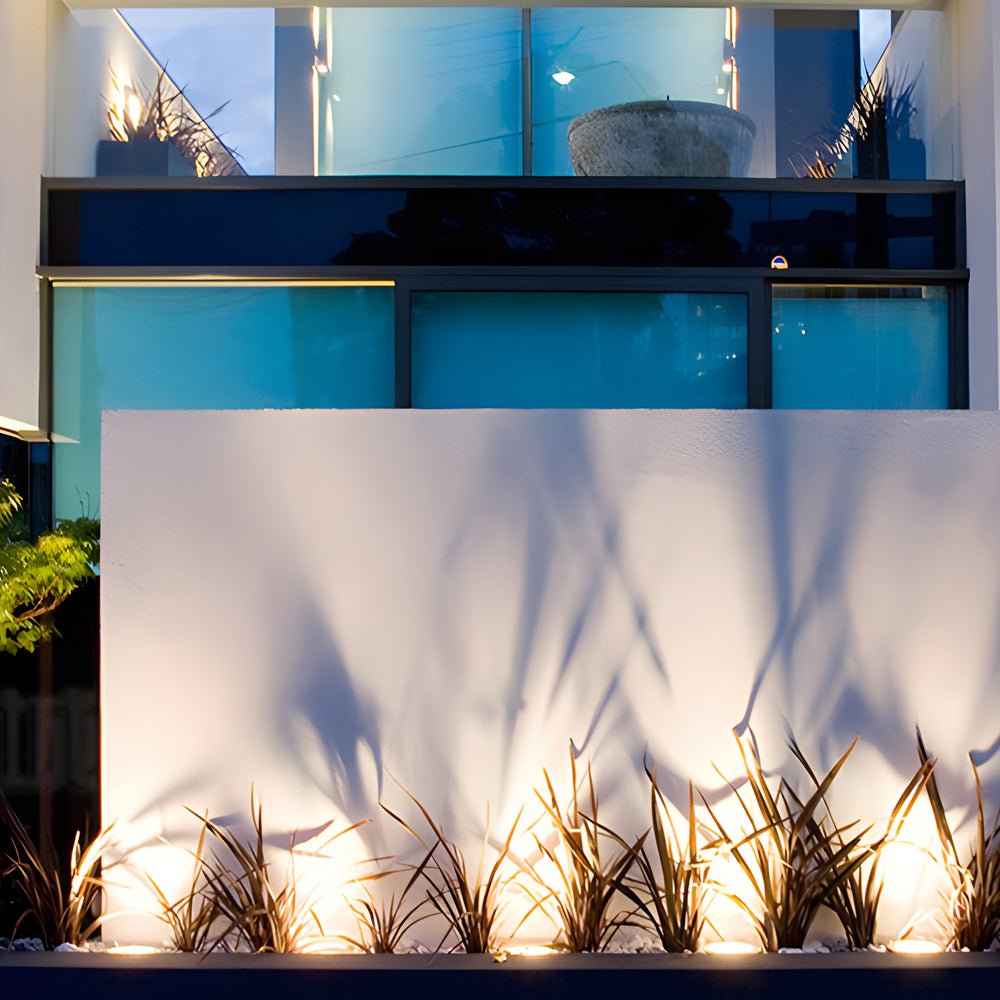 5 - Light LED Modern Square In - Ground Well Lights Step Deck Lighting with Light Sensor for Pathways