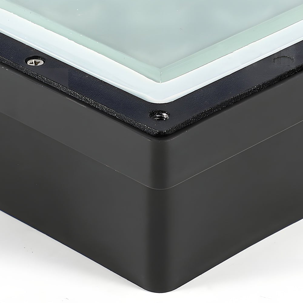 5 - Light LED Modern Square In - Ground Well Lights Step Deck Lighting with Light Sensor for Pathways